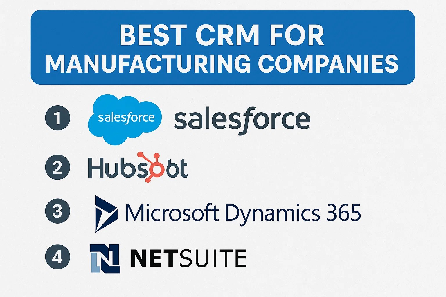 Best CRM for Manufacturing Companies
