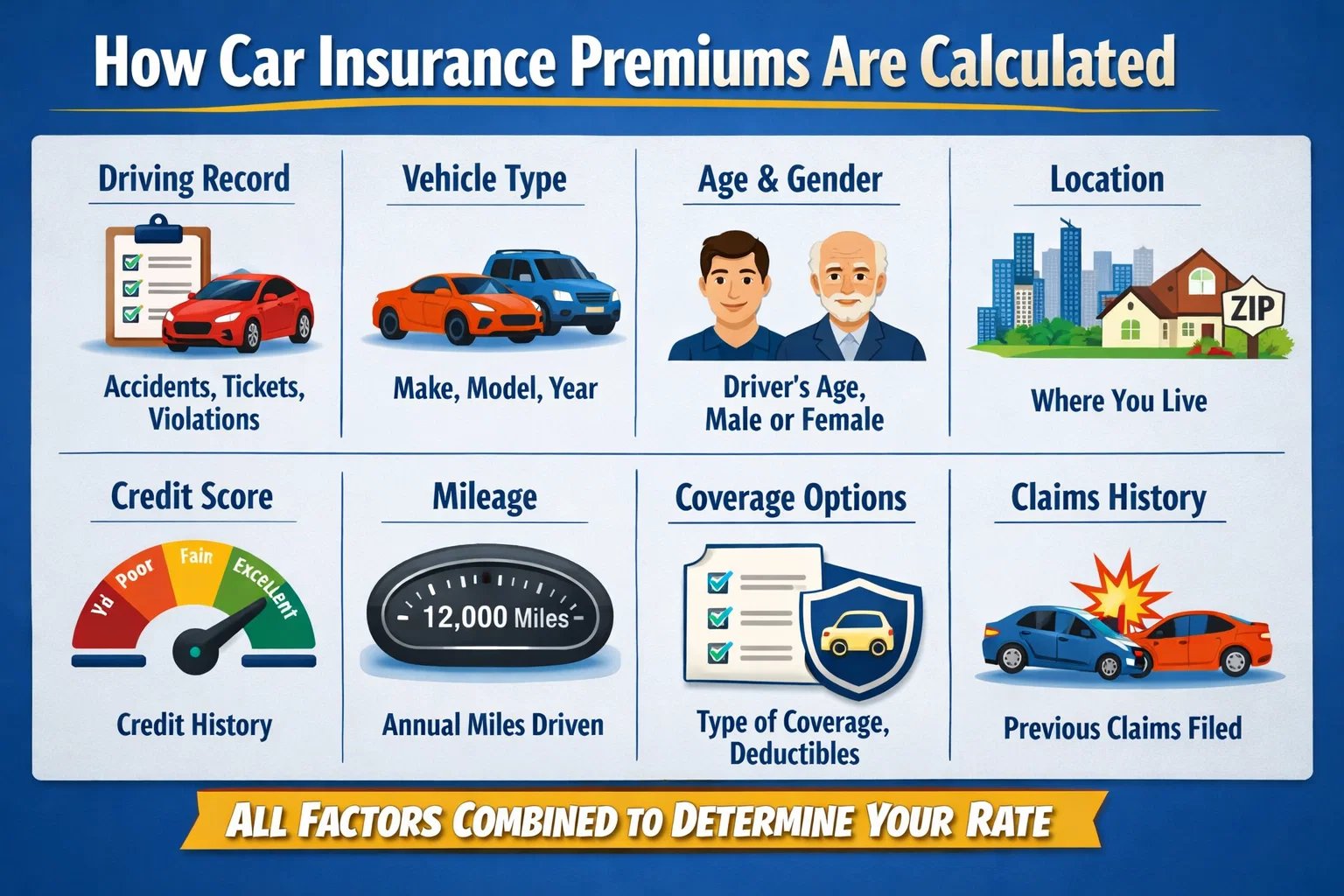 How Car Insurance Premiums Are Calculated