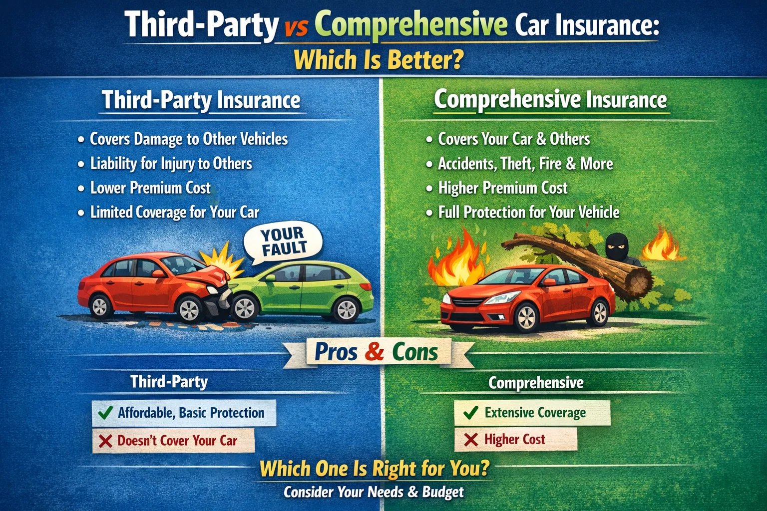 Third-Party vs Comprehensive Car Insurance: Which Is Better?